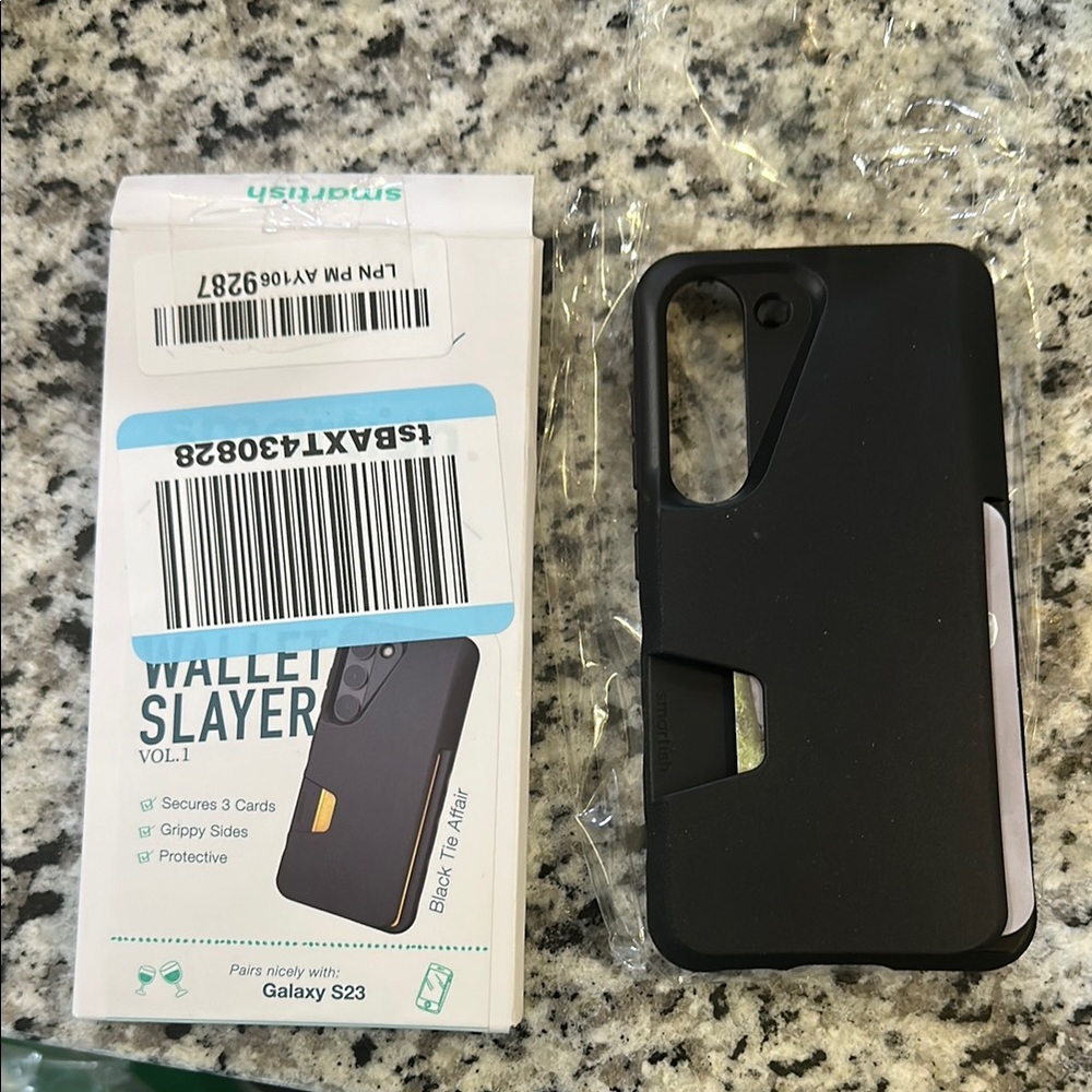 NWT wallet slayer vol. 1 for galaxy s23 phone case. Secured 3 cards, grippy side